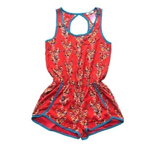 Stylebook Orange Floral Romper​​